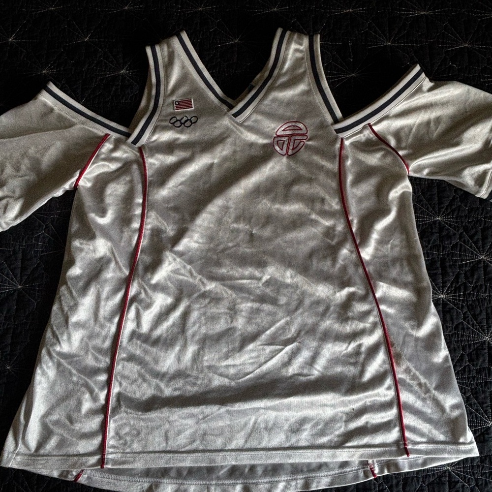Telfar White triple jersey(USA Olympics edition)